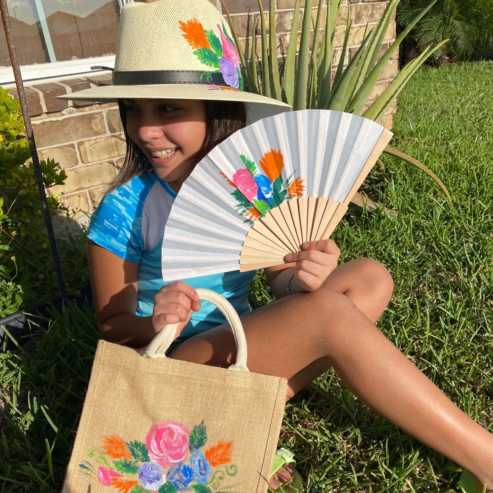 Flower Sombrero set